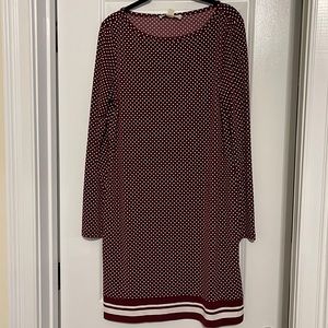 New! Michael Kors Dress Border Shift Dress